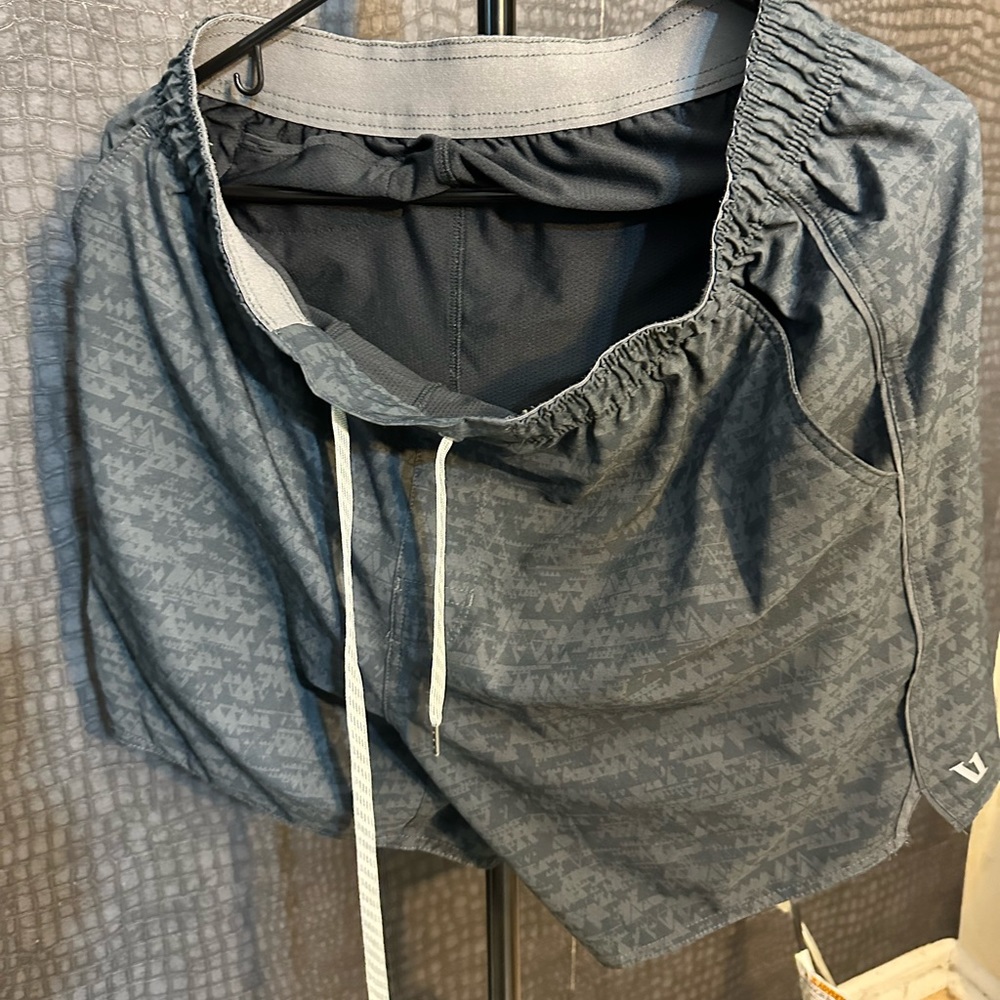 Vuori athletic patterned print shorts